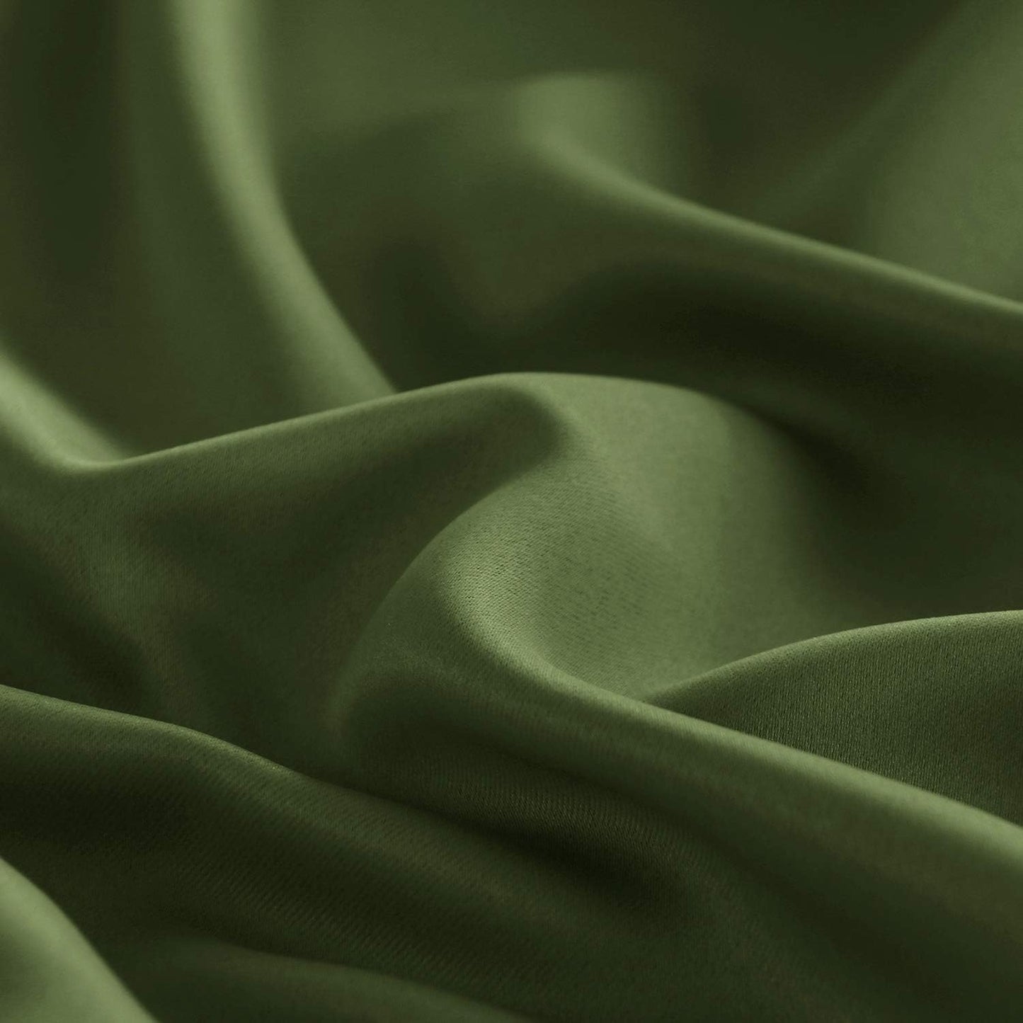 DWCN French Door Curtains – Rod Pocket Thermal Blackout Curtain for Doors with Glass Window, Kitchen and Patio Doors for Privacy, 25 X 72 Inches Long, 1 Curtain Panel with Tieback, Olive Green