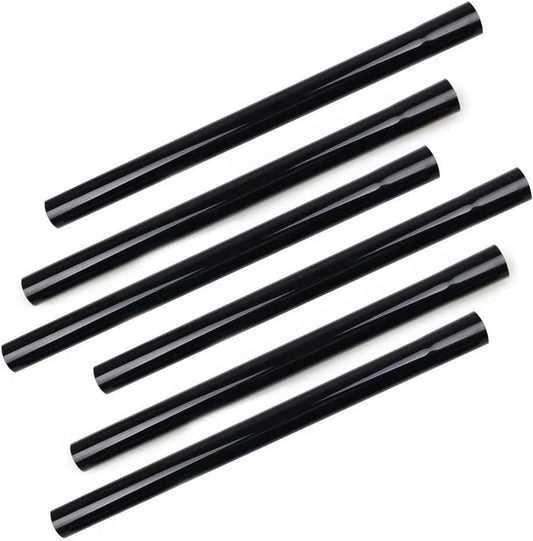 6 Pcs 1.25inch Universal Vacuum Extension Wand Vacuum Attachments 1 1/4 inch, 1 1/4" Friction Fit Extension Wand, Vacuum Cleaner Extension Tube
