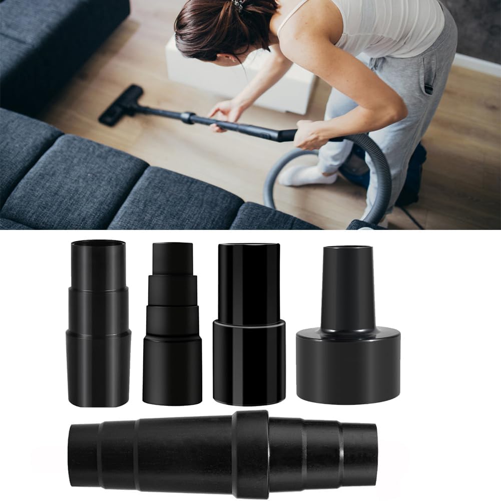 Universal Vacuum Hose Adapter Kit Reducer Attachment Set,Shop Vac Vacuum Hose Adapter 1 1/2 to 1 1/4 inch, 1 3/8 inch to 1 1/4 inch