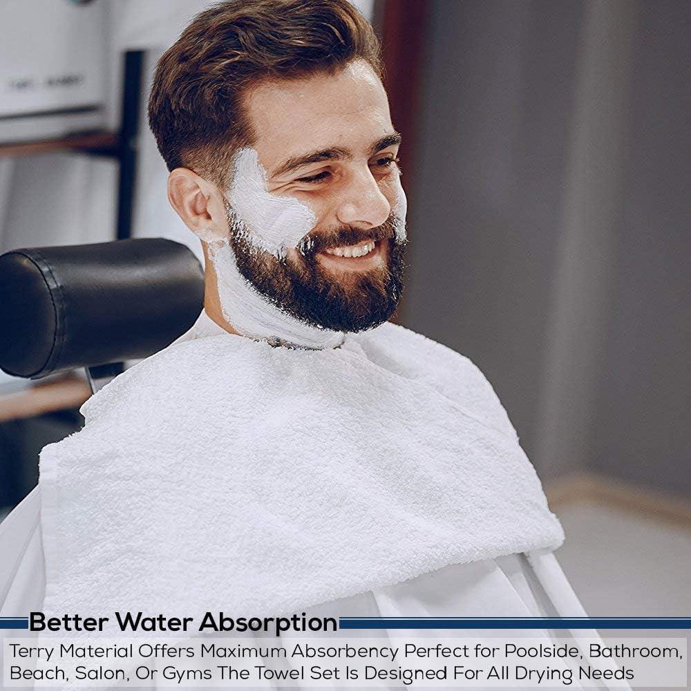 Simpli-Magic 79251 White Hand Towels, 16"x27", 12 Pack