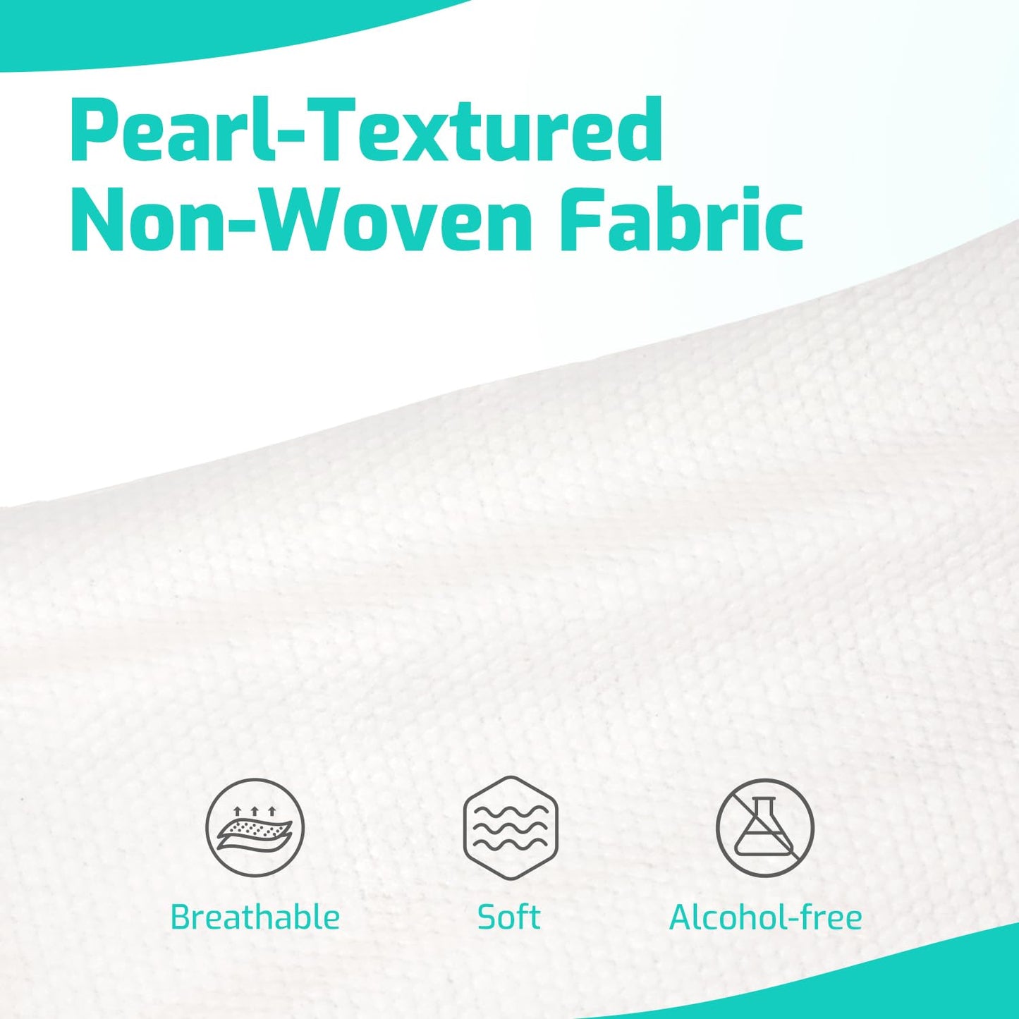 SUNKISS Trustplus Wet Wipes for Adult No Rinse, Extra Large 8”x12” Body Cleaning Washcloths for Elderly Incontinence & Cleansing, Unscented, 200 Count (4 Packs of 50)