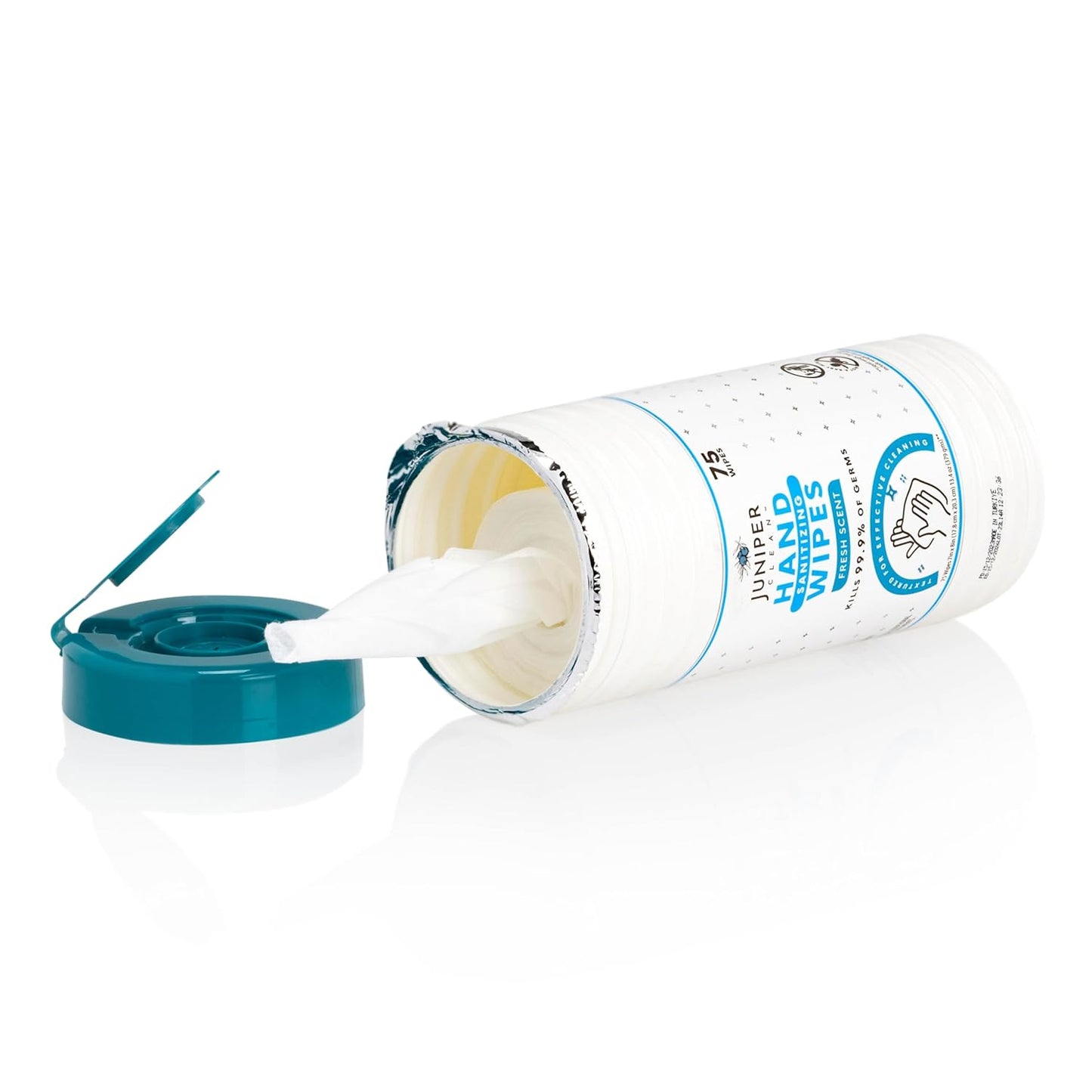 1 Pack Hand Sanitizing Wipes, Alcohol Free 75 Count Canister Disposable Hand Sanitizer Wipes, Fresh Scent, Lint Free & Durable