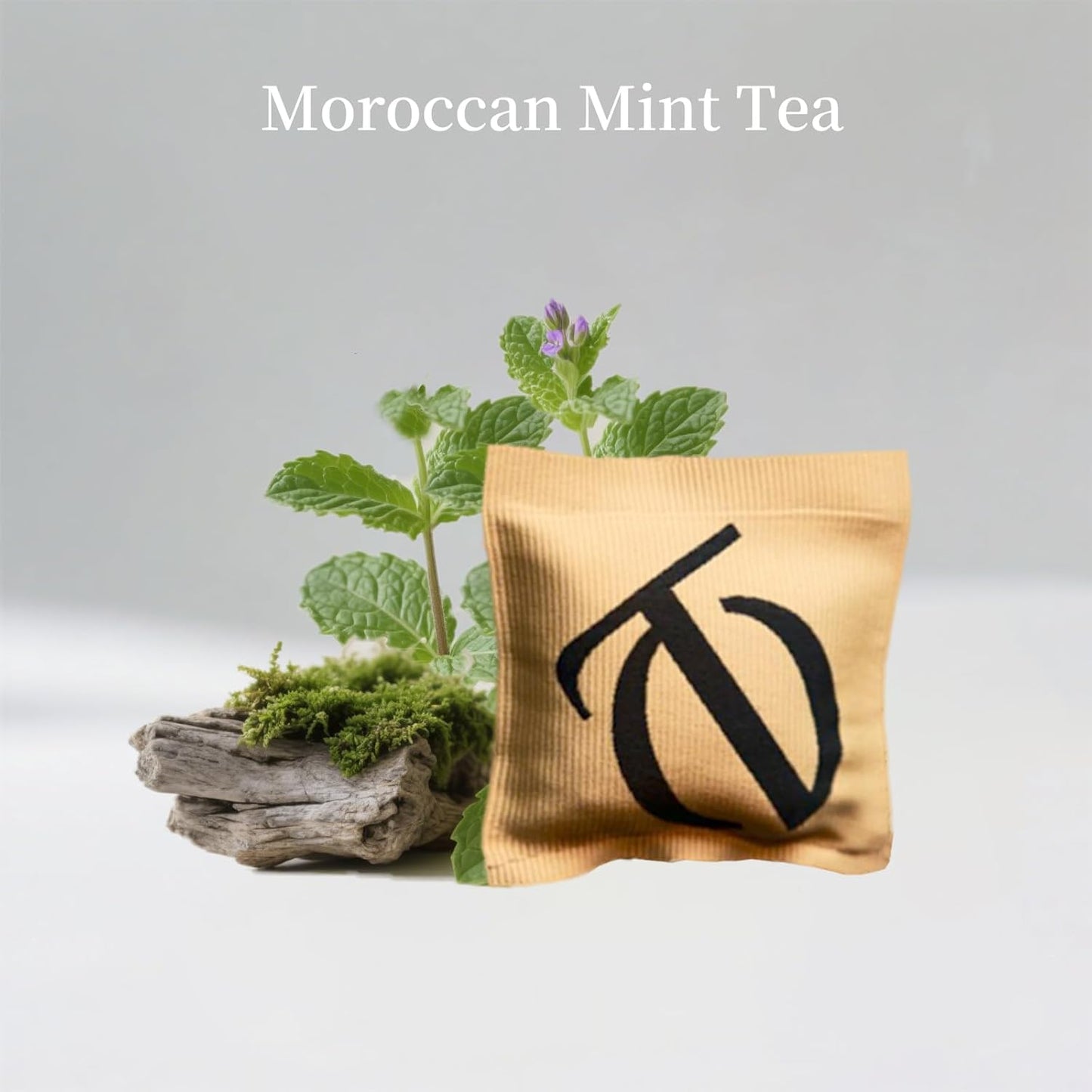 THEDOTS Series Moroccan Mint Tea Car Vent Clip, Fabric Sachet Air Freshener, 30 Days Long-Lasting for Car Interior Decor, Non-Toxic (1 Pack)