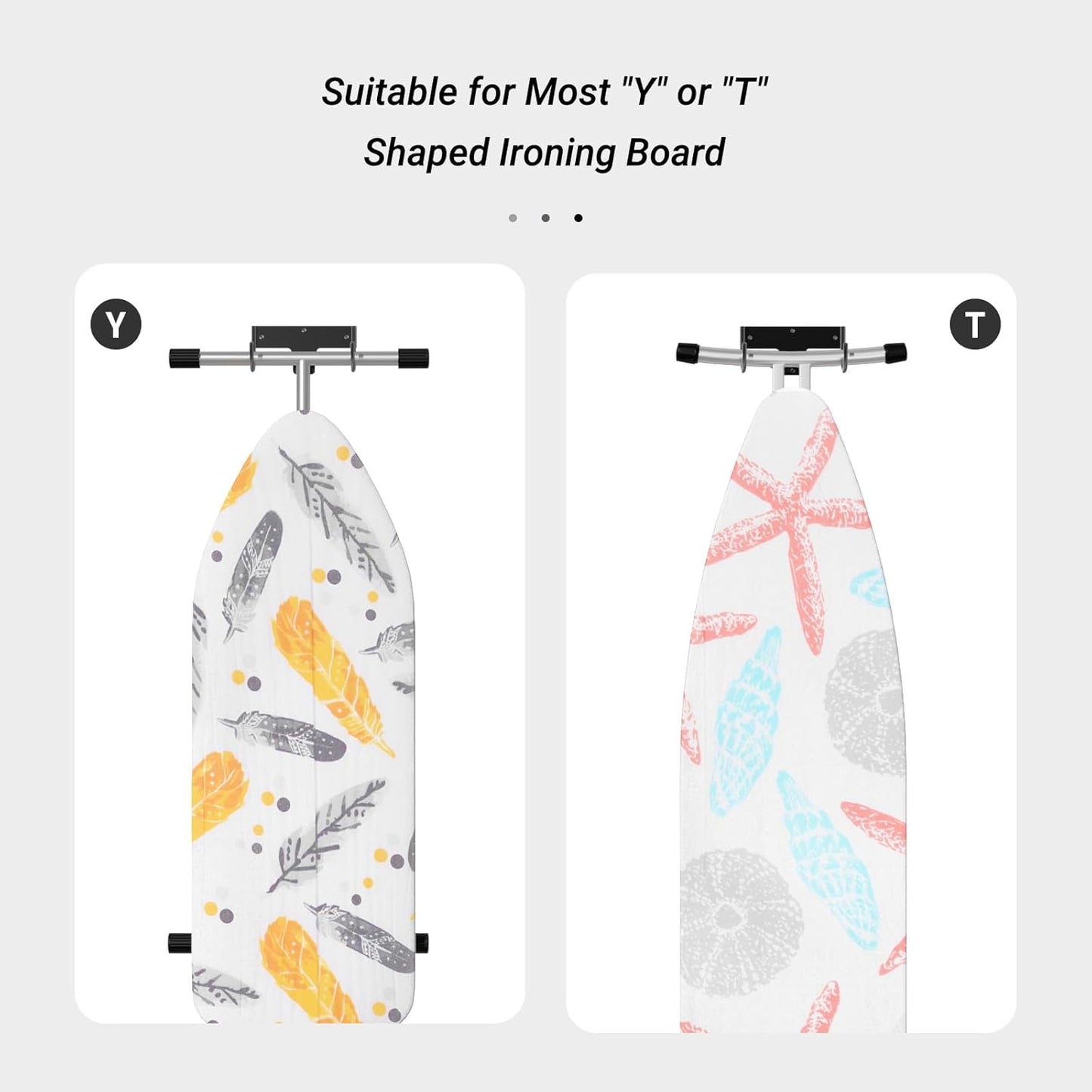 ORLESS Ironing Board Holder Wall Mount, Ironing Board Hanger, Iron Board Holder, Small Y or T Leg Iron Board Hook Wall Mount for Laundry Rooms, 6 Inch