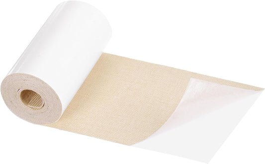 Repair Patches Self-Adhesive DIY Repair Patch Linen Gear Patch for Sofa, Furniture, Chair, Clothing, Tents, 3x60 Inch, Cream