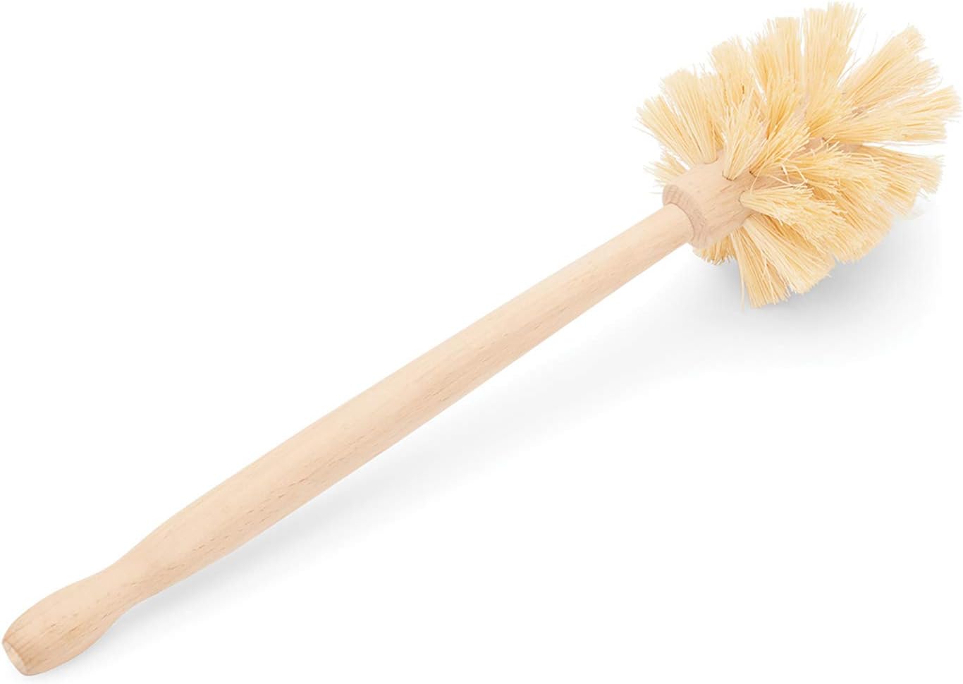 Fox Run Kitchen Brush, Natural Horsehair Fiber Bottle and Tumbler Brush, 12"