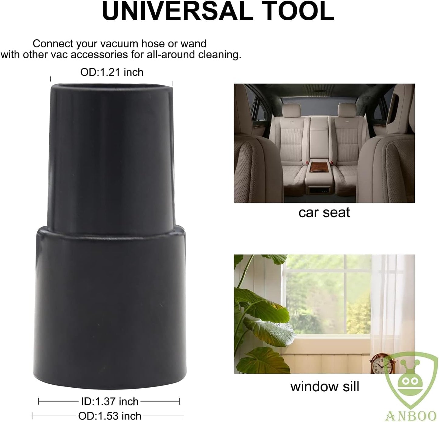 Vacuum Attachments Compatible with Shop Vac Accessories 1 1/4" Vacuum Cleaners Accessories Vacuum Extension Wand (8 Packs)