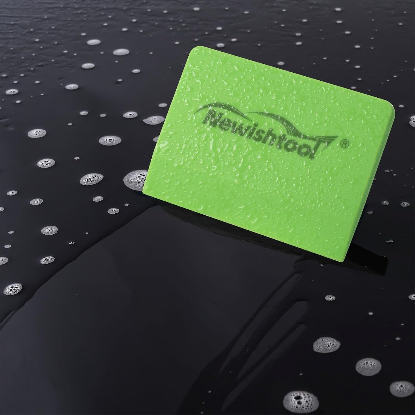 NEWISHTOOL Soft Silicone Squeegee, Small V-Blade Scraper for Window Film Application & Water Removal, 2 PCS PPF Squeegee for Car Paint Protective Film Installation