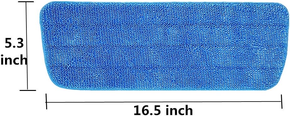 Microfiber Spray Mop Replacement Heads for Wet/Dry Mops Floor Cleaning Pads Compatible with Bona Floor Care System (5 Pack )