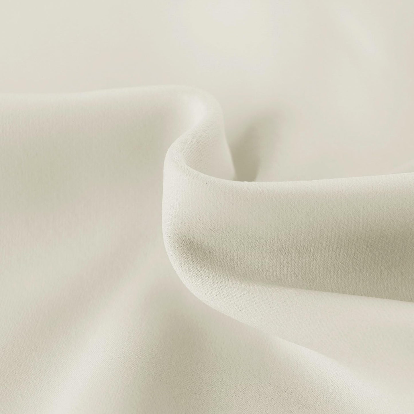 DWCN French Door Curtains – Rod Pocket Thermal Blackout Curtain for Doors with Glass Window, Kitchen and Patio Doors for Privacy, 25 X 72 Inches Long, 1 Curtain Panel with Tieback, Light Beige