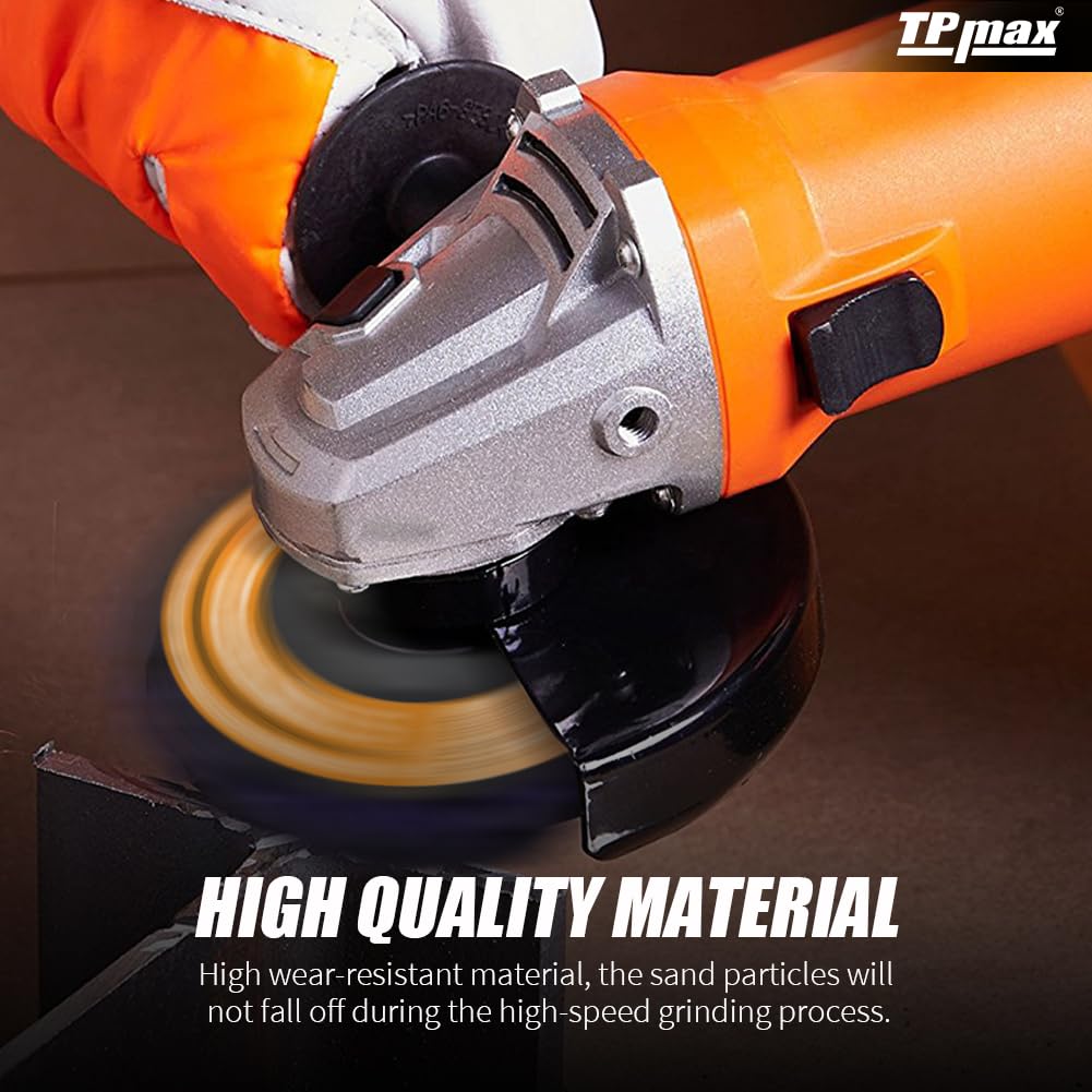 4 inch Stripping Discs Rust Remover Discs Remove Paint and Oxidation 5/8 inch Arbor Clean Discs Poly Strip Disc Angle Grinding Wheel - 10 Pack(Purple)