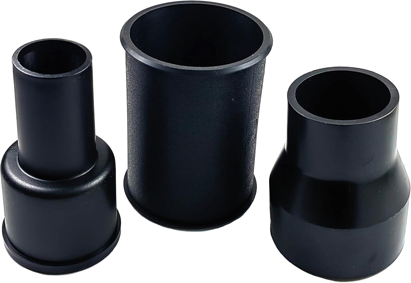 palart 3 Piece Vacuum Adapter Combo Kit Fits Wet Dry Vacuum Cleaners Connector Accessory, includes a 2-1/2 in. to 1-7/8 in. accessory adapter, a 1-7/8 in. to 1-1/4 in. and a hose-to-hose connector