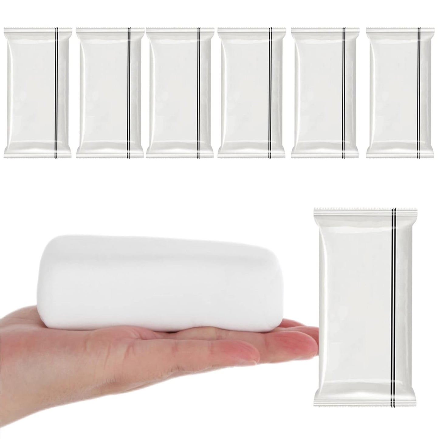 Waterproof Duct Seal Repair Sealing Clay 8 Pack White Moldable Silicone Putty, Quick Mending Mud for Pipe Connection, Wall Hole, Air Conditioning Holes (8)