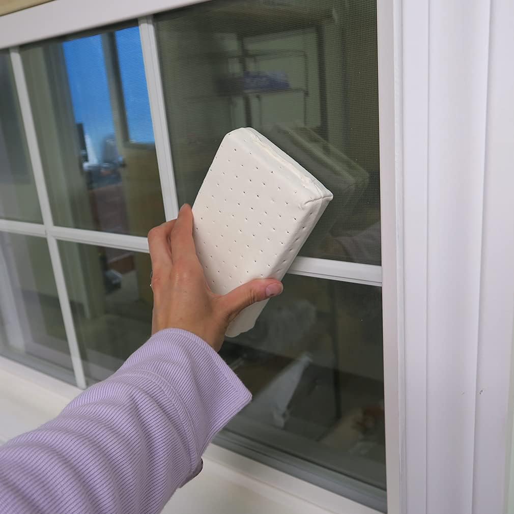 Evelots Car Windshield Cleaner Chamois, 2 Pack, Window Glass Defogger Sponge, Beige