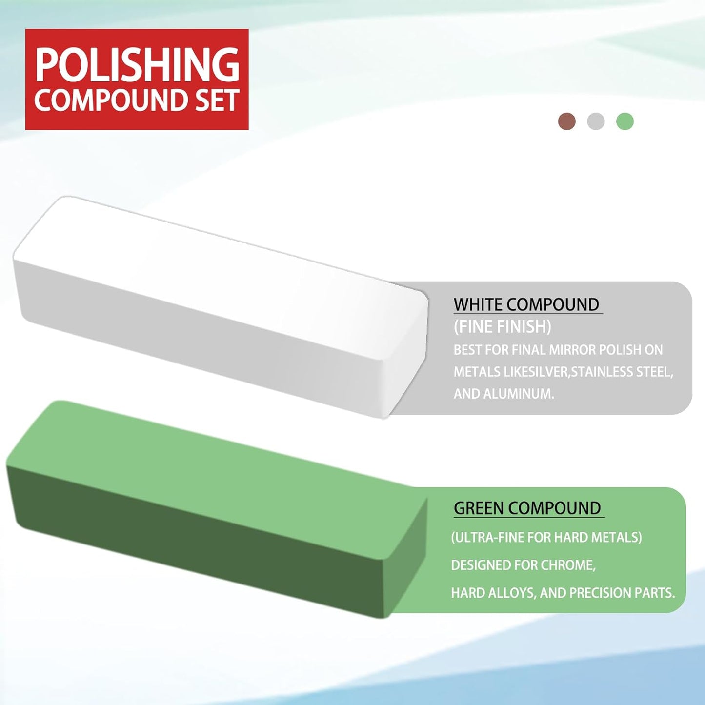 6PCS 6 Inch Polishing Wheel Kit for Bench Grinder Buffing Wheel, 1 *Yellow Cotton(42Ply), 2 *White Cotton(70Ply), 1 *Soft Flannel Polishing Wheels(30Ply) and Polishing Compound Kit