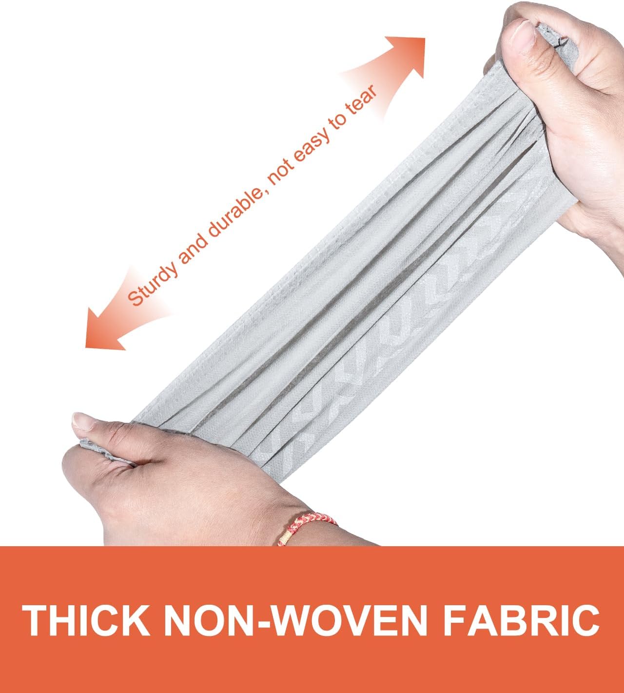 Shoe Covers Disposable 60 Pack, Non-Woven Booties for Shoes, Durable Non-Slip Shoe Protectors for Indoors, Breathable Stretch Fit – L & XL Sizes, Black/Grey/Printed Options