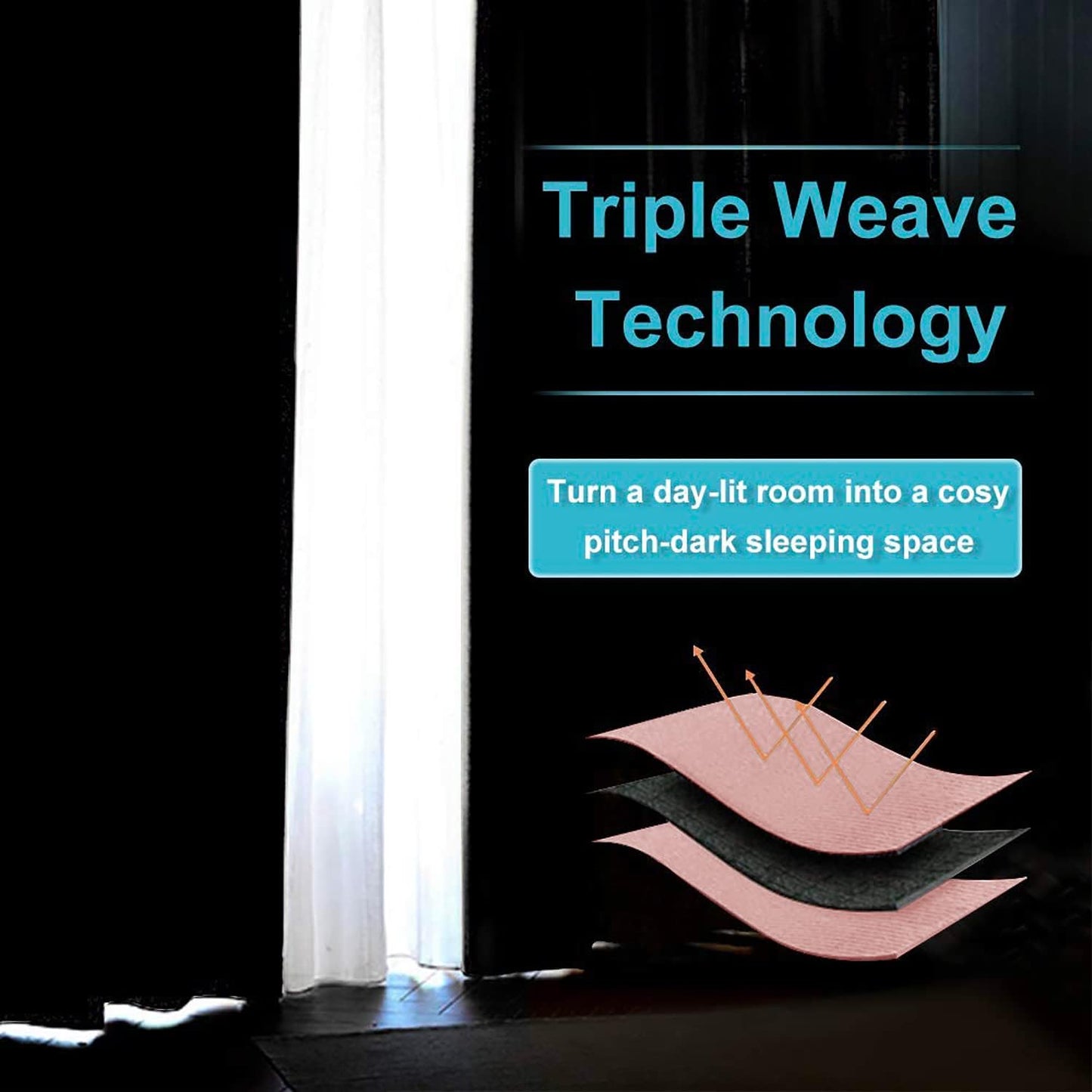 RYB HOME Blackout Curtains for Kitchen, Small Window Curtains Blinds, Thermal Insulating Drapes for Bathroom Cafe Bedroom Small Window, W 29 x L 30 inch, Peach Blush, 2 Panels