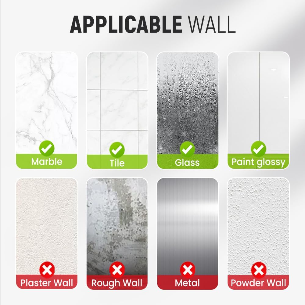 Suction Cup Hooks for Wreaths, 2025 New No Drill Suction Cup Hooks on Glass, Wreath Hanger for Front Door, Rustproof Hook Holder Towel Hook for Window Bathroom Mirrors Tile (1, White)