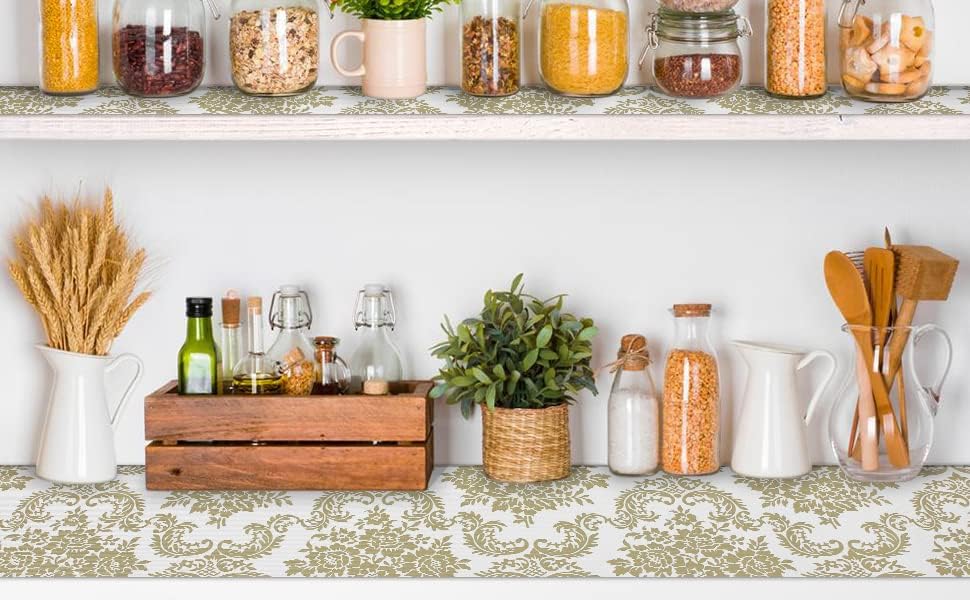 Shelf Liner Non Adhesive, 12 Inch x 10 Feet Cabinet Liners for Pantry Drawer Vanity, Drawer Liners Strong Grip Non Slip Waterproof, Shelf Liners for Kitchen Cabinets