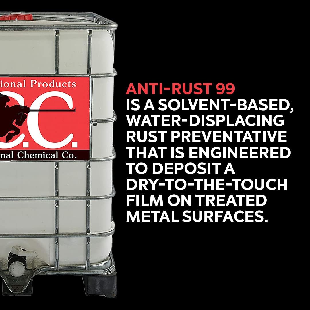 Anti-Rust 99 High-Performance Evaporative Solvent Rust and Corrosion Preventative; MIL C 16173 D Grade 3; 275 Gallons