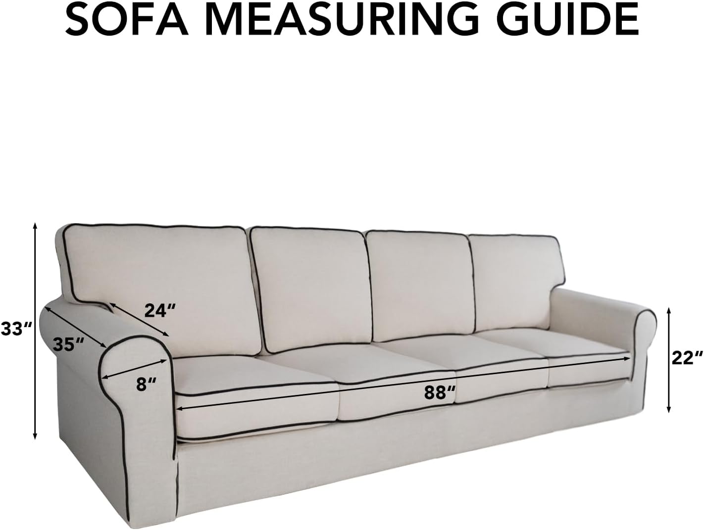 PureFit Reversible Quilted Sofa Cover, Water Resistant Slipcover Furniture Protector, Washable Couch Cover with Non Slip and Elastic Straps for Kids, Dogs, Pets (XX Large, Green/Red)