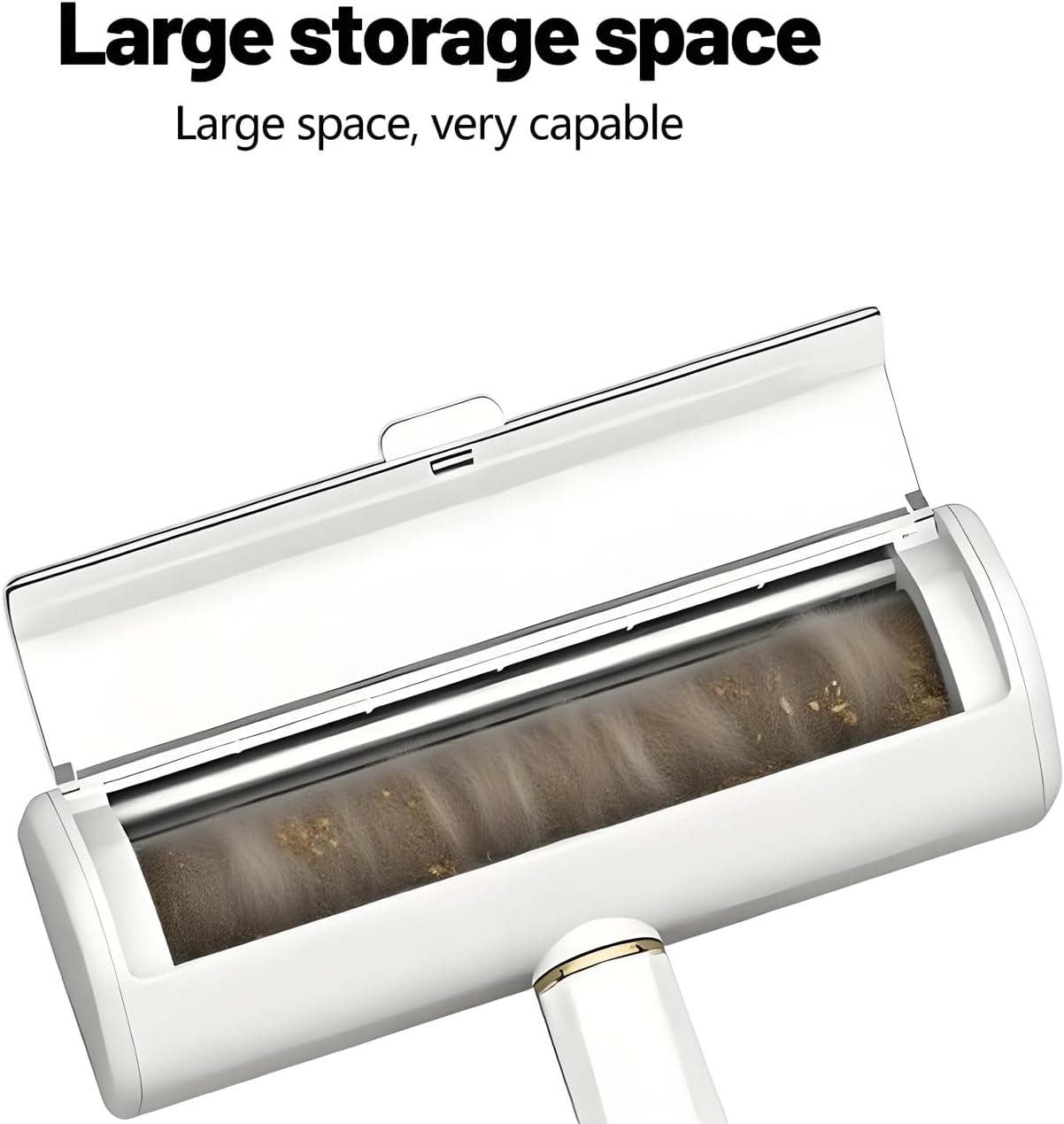 Pet Hair Remover Lint Roller - Washable Reusable, Static Adsorption for Cat Dog Hair Removal On Furniture, Sofas, Bedding, Carpets，Pet Hair Removal Tool，Dog Hair Remover，Lint Remover(White)