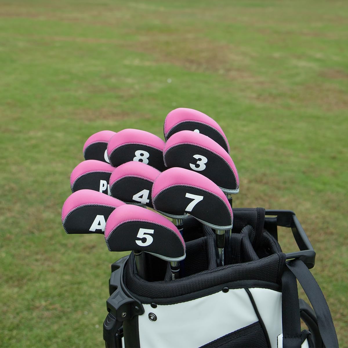 Golf Iron Covers for Golf Clubs Neoprene Golf Iron Cover Set 11pcs/10pcs Golf Iron Headcovers Golf Club Head Covers Fit All Brands