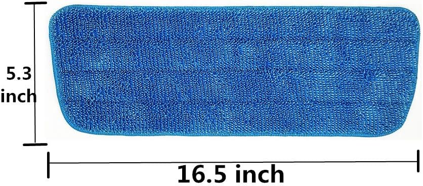 10 Pack Microfiber Spray Mop Replacement Heads for Wet/Dry Mops Floor Cleaning Pads Compatible with Bona Floor Care System