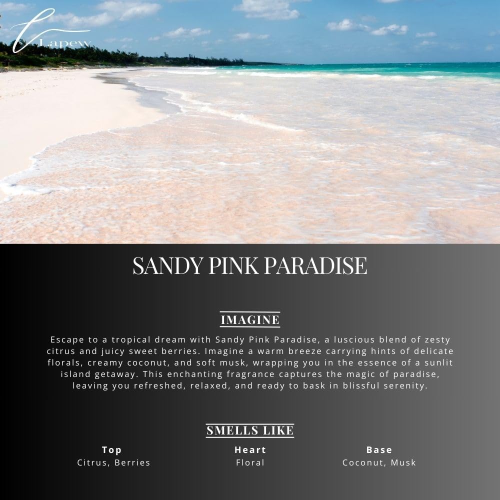 Sandy Pink Paradise Carpet Freshener Powder 16 oz | Powerful Odor Eliminator for Home | Upholstery Deodorizer | Carpet Deodorizer | Pet Urine | Cat Litter Box | Pink Sands Fragrance