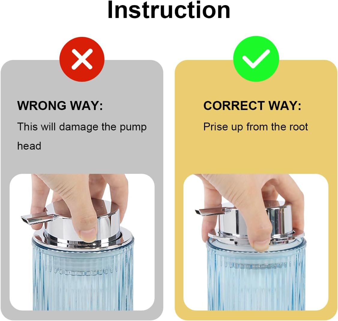 Purple Foaming Soap Dispenser, 12 Oz Glass Foaming Hand Soap Dispenser with Silver Pump, Bathroom Refillable Liquid Lotion Container Pump Ribbed Bottle for Kitchen Bathroom Decor, 1pc