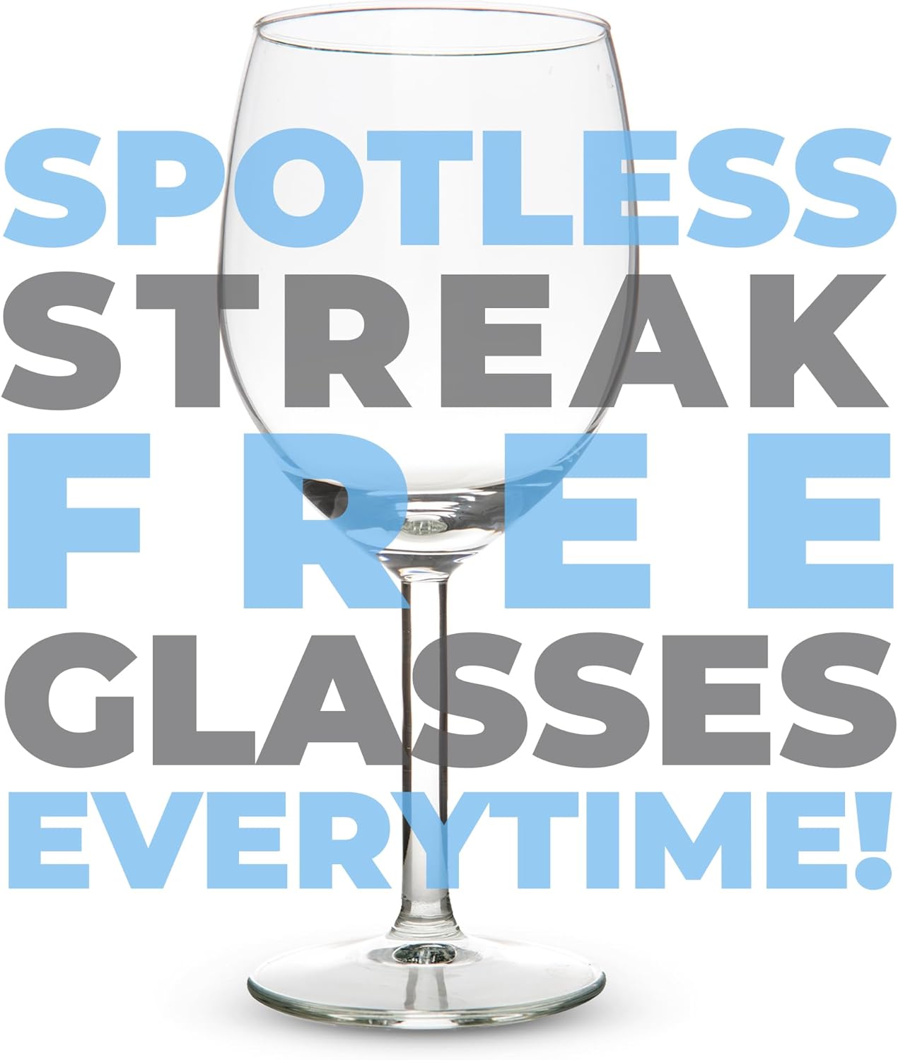 Trendy Bartender Toast to Perfection Microfiber Glass Polishing Lint-Free Cloth for Spotless Shine and a Residue-Free Finish - Pack of 5-25x20 inch - Grey