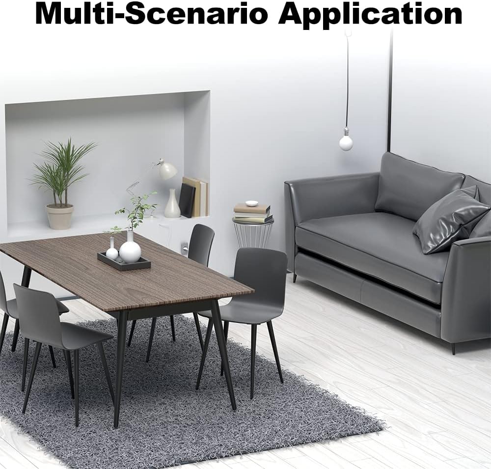 4PCS 16 Inch Matte Black Tapered Angled Legs for Furniture, Metal Mid Century Mordern Feet, Heavy Duty Slanted Stand Legs Kit for Couch, Coffee Table, Desk, Dresser, Sofa, Chair