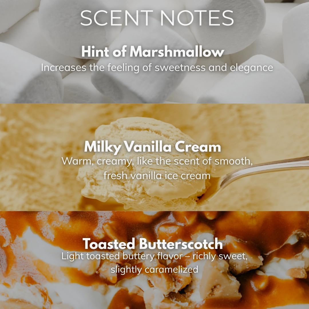 Vanilla Candle 22oz 16" x 9" Reusable Jar Candle 130 Hours Long Burn Time with Wooden Wick in Presentation Gift Box & Protective Shipper Spotless Leopard