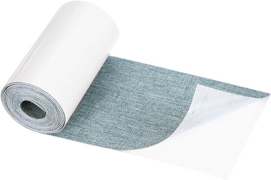Repair Patches Repair Tape Self-Adhesive DIY Repair Patch Linen Gear Patch for Sofa, Furniture, Chair, Clothing,Tents,3x60 Inch,Slight Blue