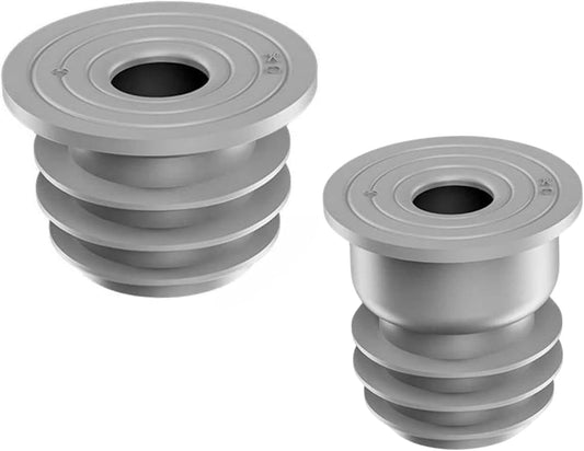 Pack of 2 Washing Machine Hose Sealing Rings, Strainer Drain Pipe Silicone, Anti-Odor Floor Plug, Sewer Deodorant Ring Cover Seal for Washer Kitchen Bath - 2 Sizes (35-40mm) and (45-50mm)