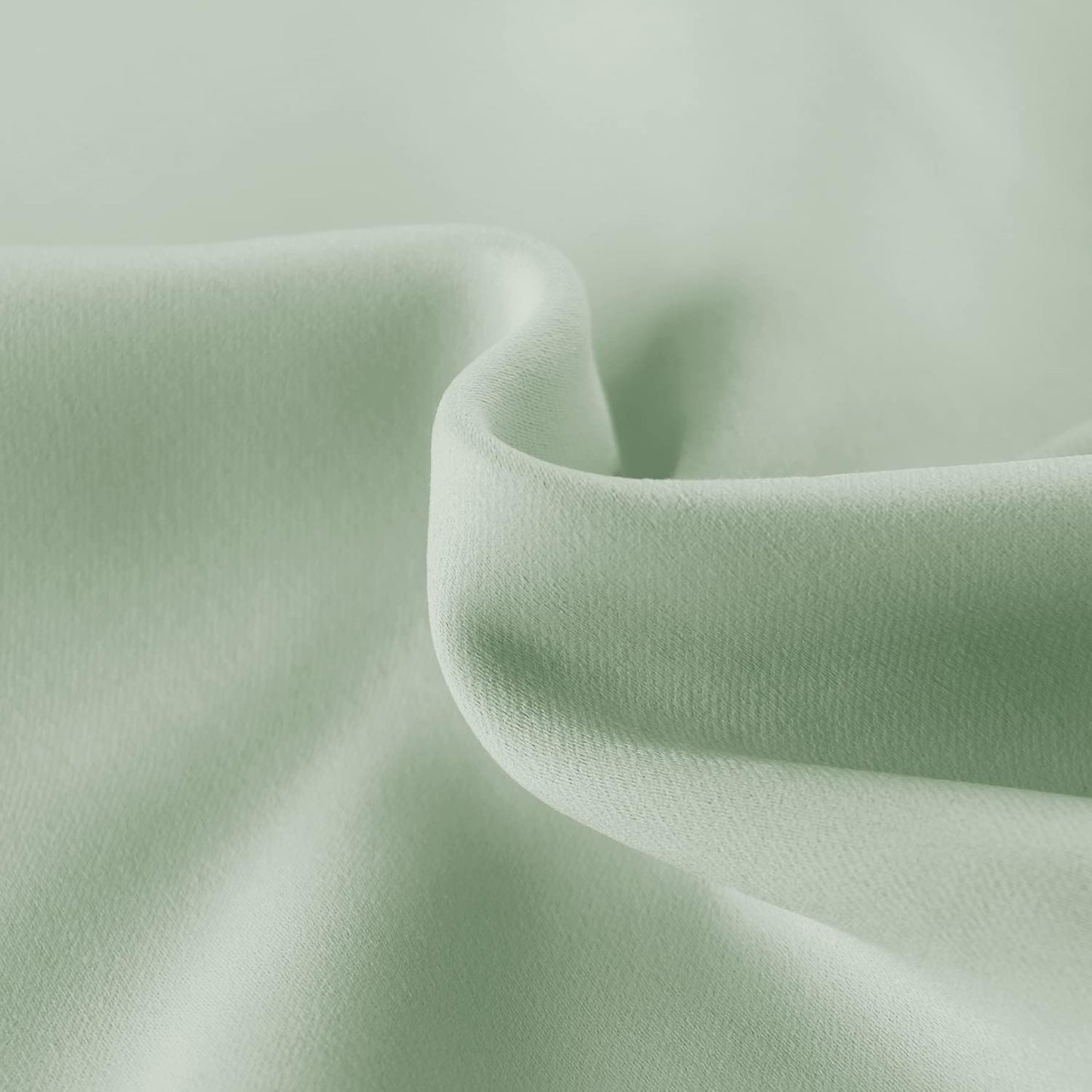 DWCN French Door Curtains – Rod Pocket Thermal Blackout Curtain for Doors with Glass Window, Kitchen and Patio Doors for Privacy, 23 X 72 Inches Long, 1 Curtain Panel with Tieback, Bean Green