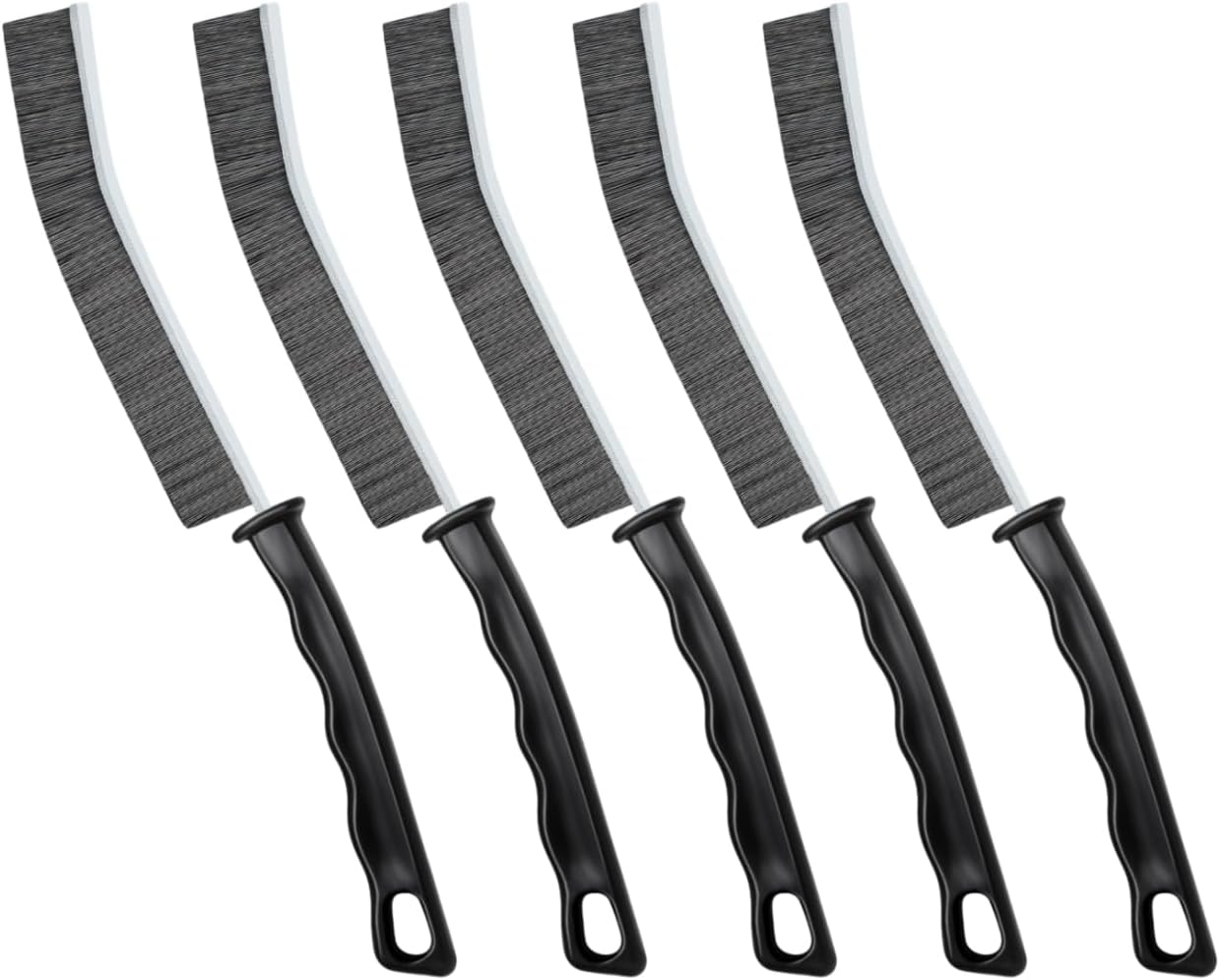Crevice Cleaning Brush, Multifunctional Hard-Bristled Gap Scrub Brush, Gap Cleaning Tool, Home Essentials, Bathroom Cleaner Tools for Household Use, Kitchen, Window, Faucets, Toilet, Grout, Car, 5pcs
