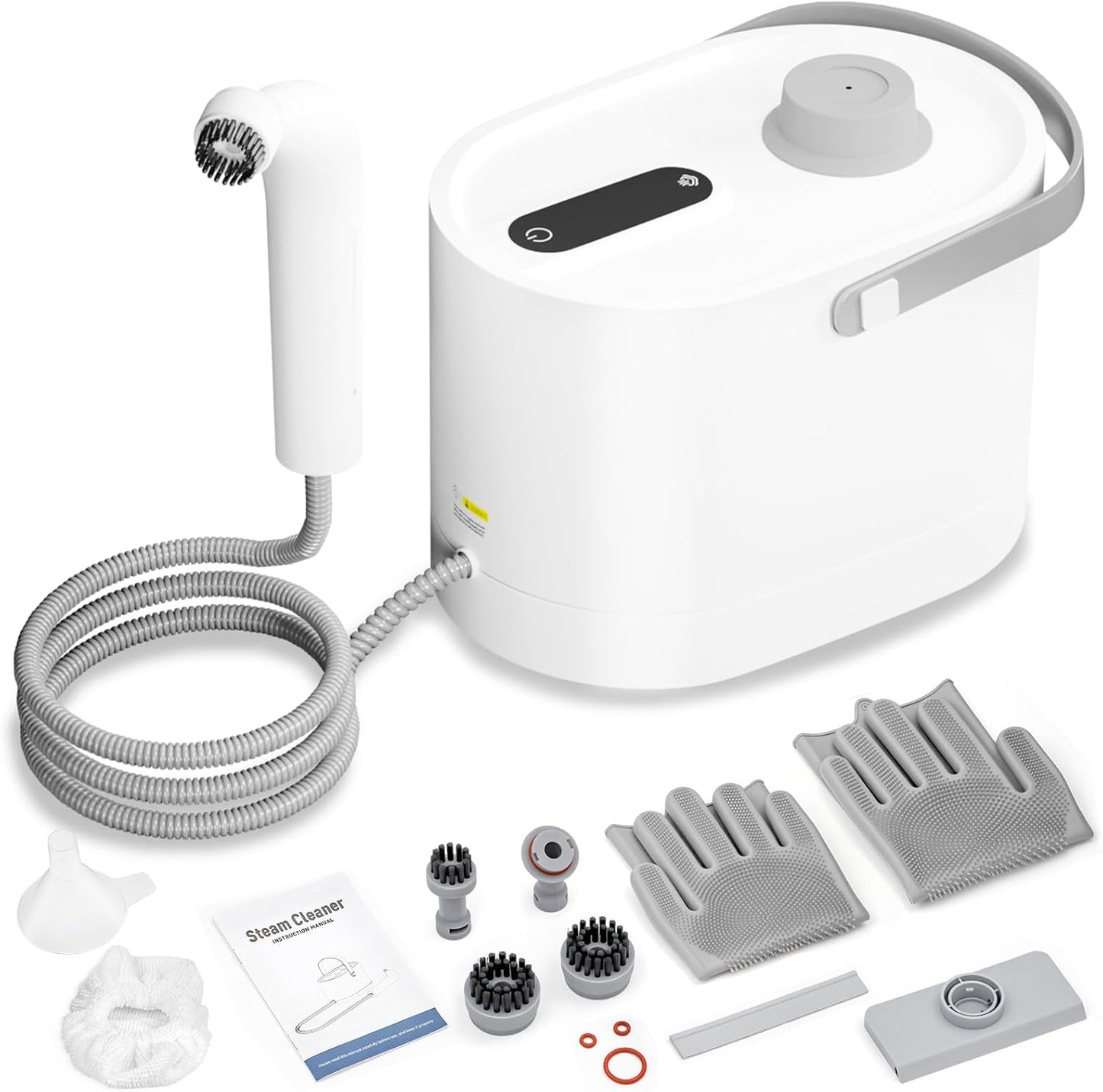 Kuvictewl Steam Cleaner All-in-One Kit, Chemical-Free Steamer for Home Deep Cleaning, Suitable for Floor, Tile, Grout, Window, Kitchen, Sofa, Car