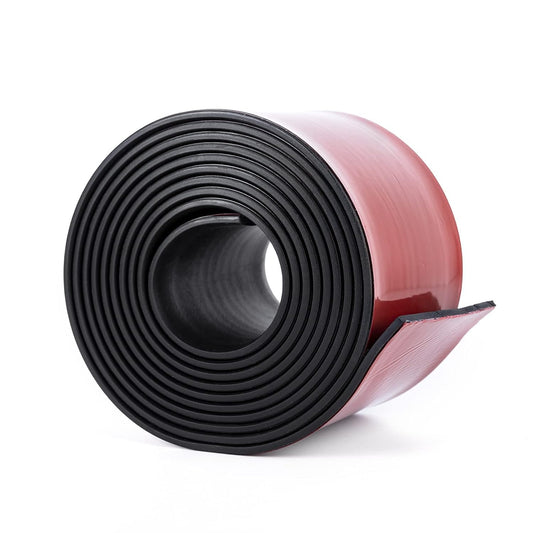 Adhesive Rubber Strips Neoprene Rubber Sheets, Rolls & Strips with Adhesive Backing Rubber Pads Self Stick Seal Rubber Gasket Adhesive Back for Matting Padding - 4" Wide x 1/8" Thick x 20' Long