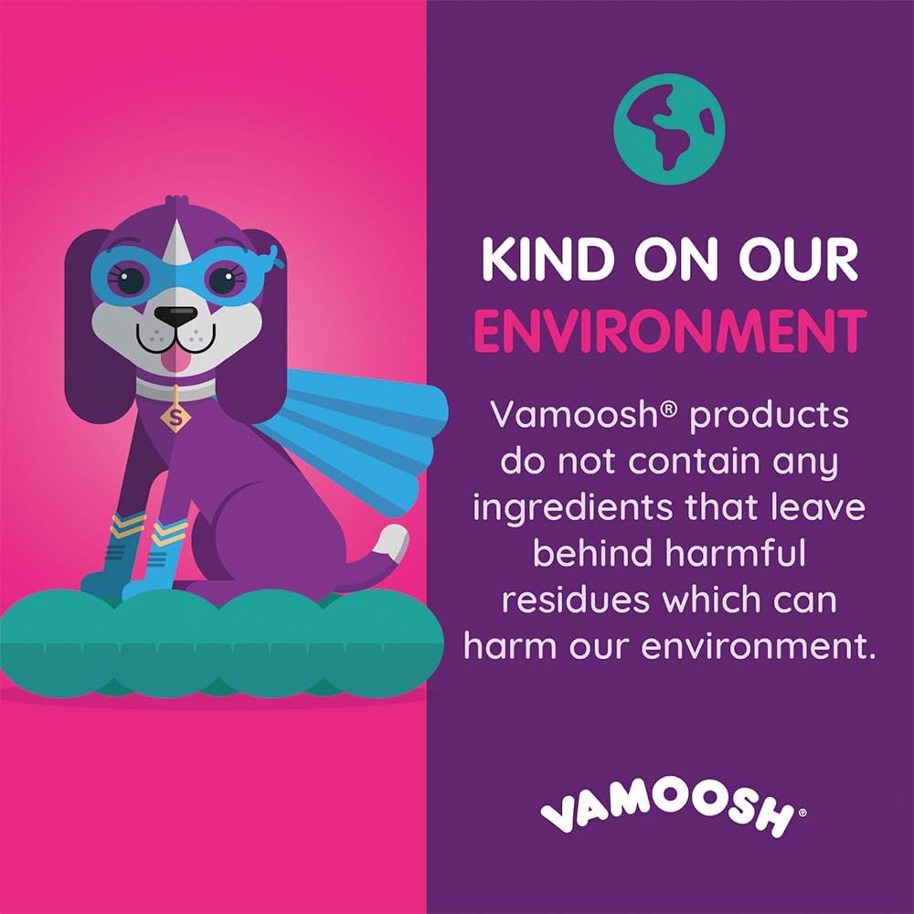 Vamoosh 6-in-1 Washing Machine Cleaner | Patented Pet Hair Dissolving Technology | Made in the UK | No Harmful Chemicals | Removes Limescale | Descales | Lemon Fresh Scent | 150g (Pack of 2)