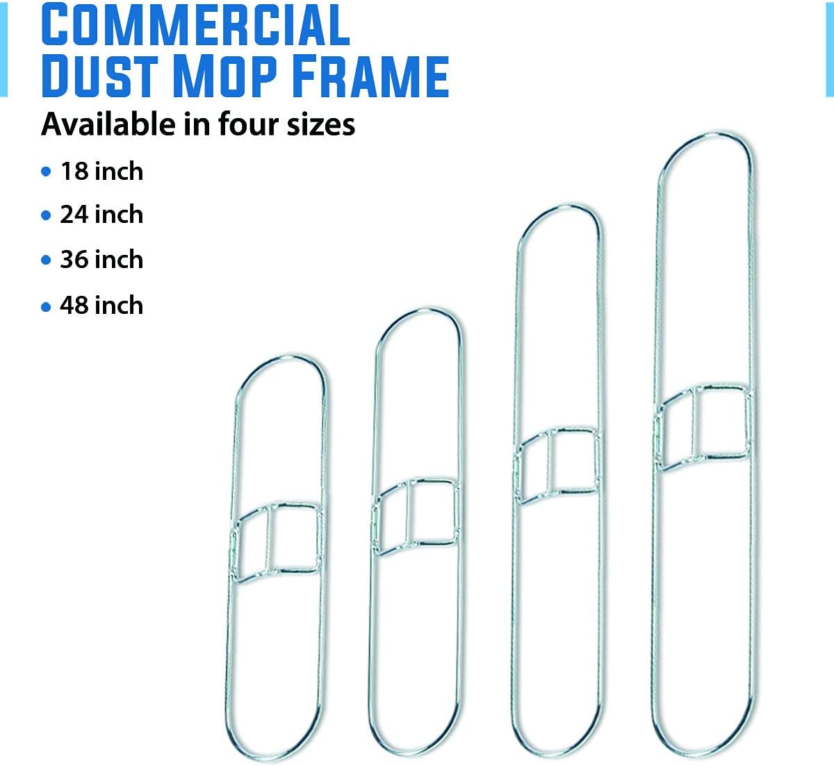 Kleen Handler 48 Inch Commercial Dust Mop Frame (12 Pack)