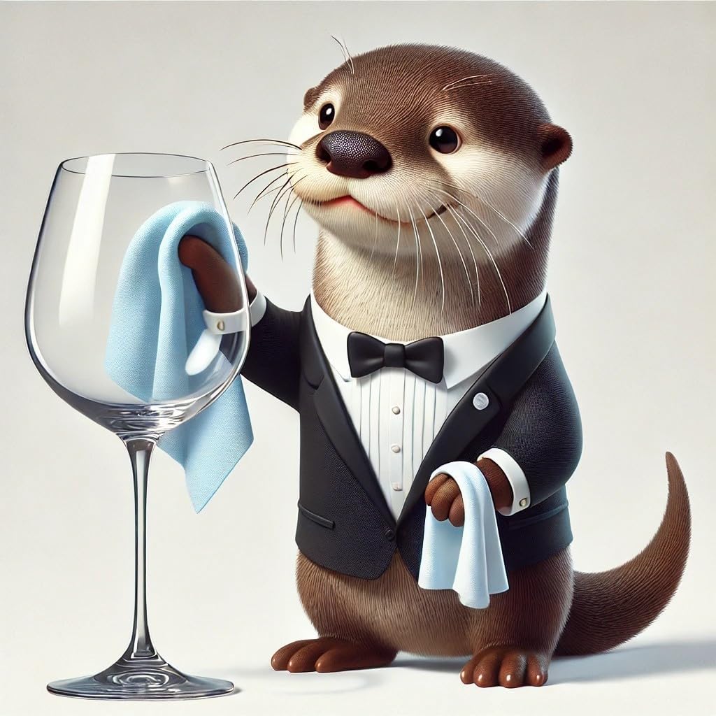 Trendy Bartender Microfiber Glass Polishing Lint-Free Cloth for Spotless Shine and a Residue-Free Finish - Toast to Perfection - Pack of 2-25x20 inch - White