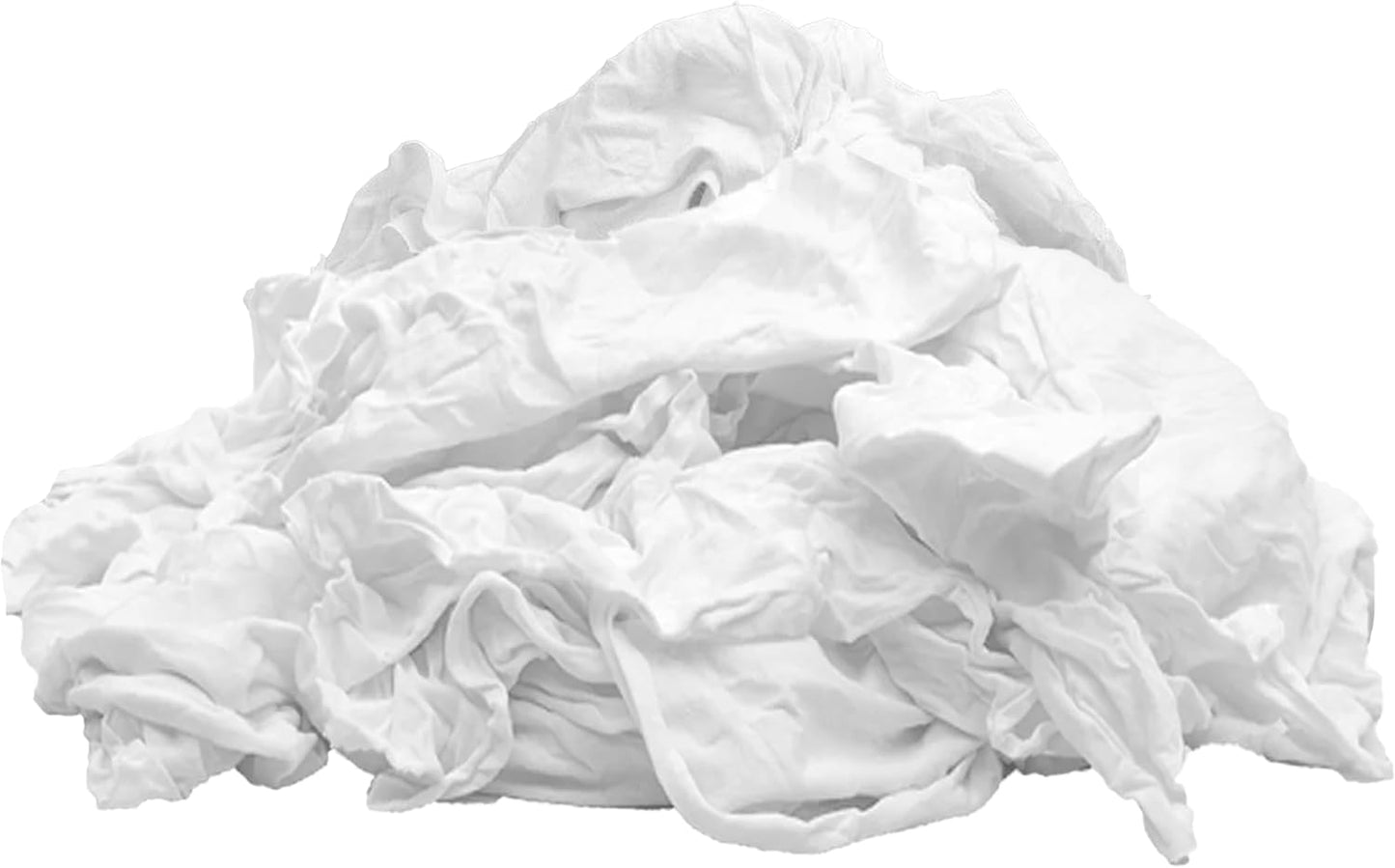Premium White T-Shirt Cleaning Rags (5 lbs. Box) – White Cotton Rags for Cleaning, Staining, Painting, Oil, Grease & Dust Removal – Shop Rags Bulk for Multipurpose use