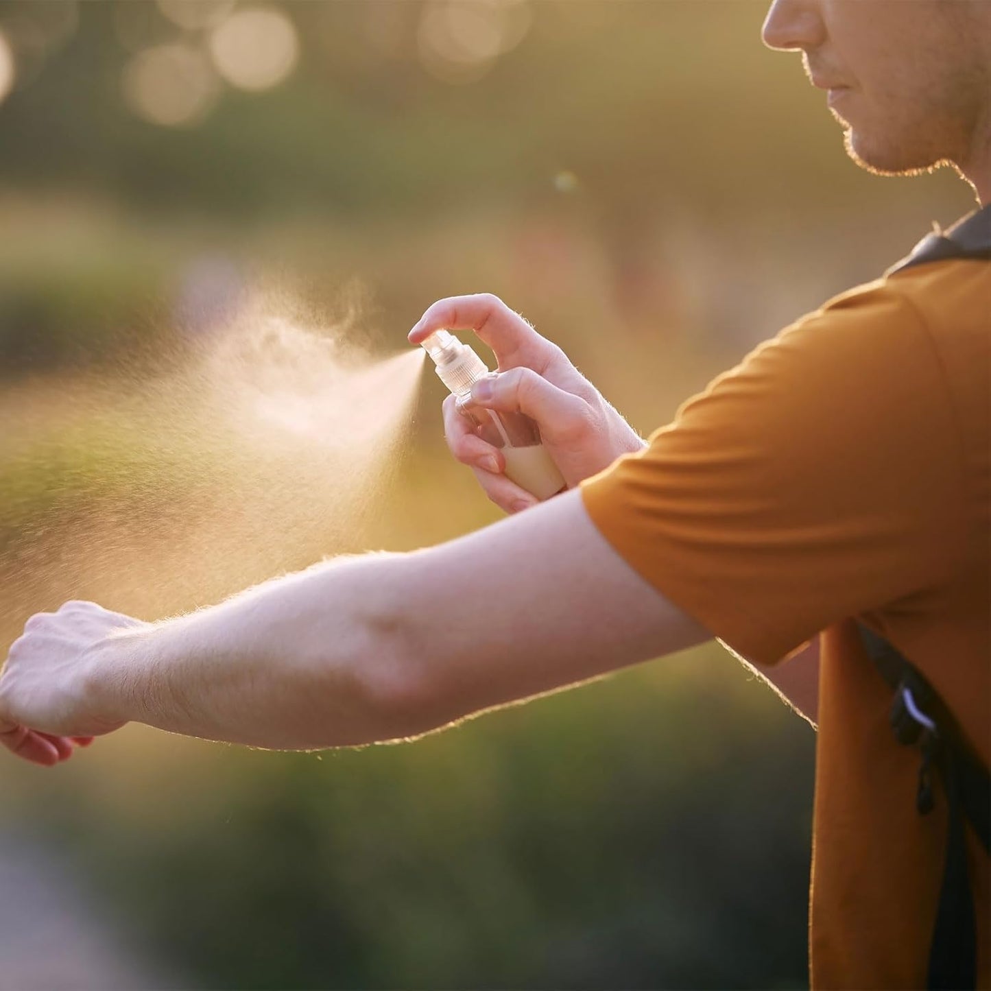 uxcell 10 Pack Spray Bottles, 2 Oz/60ML Clear Empty Mist Plastic Mini Travel Bottle Set,Small Refillable Liquid Containers for Household Use, Essential Oil, Cleaning (Transparent White)