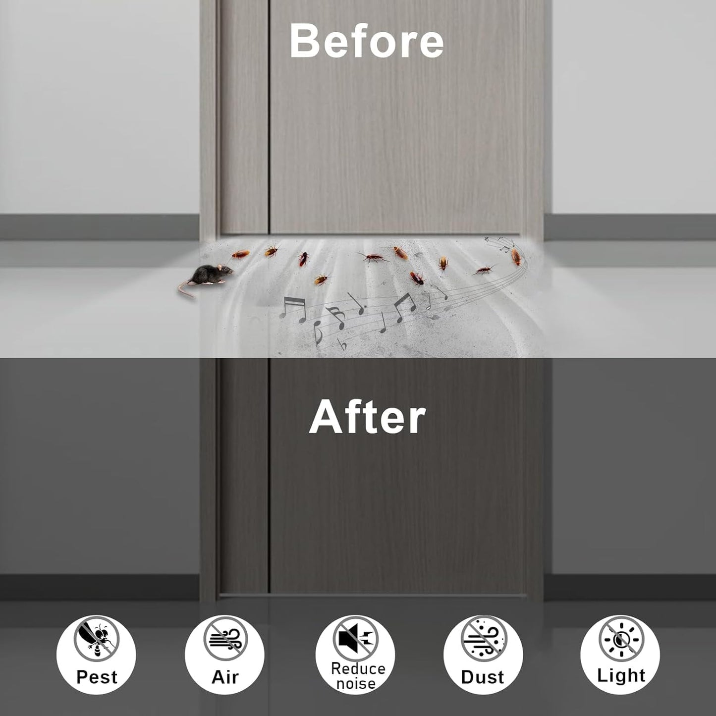 Weather Stripping Strong Adhesive 1 inch x 1/8 inch Weather Stripping Door Seal Closed Cell Foam Insulation Tape for Window and Doors,Total 16.5Feet (16.5Ft x 1 Roll)