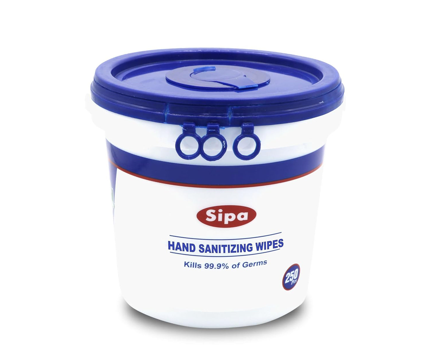 SIPA Hand Sanitizing Wipes 250 WIPES/BUCKET will Refills (1 BUCKET 3 REFILLS)