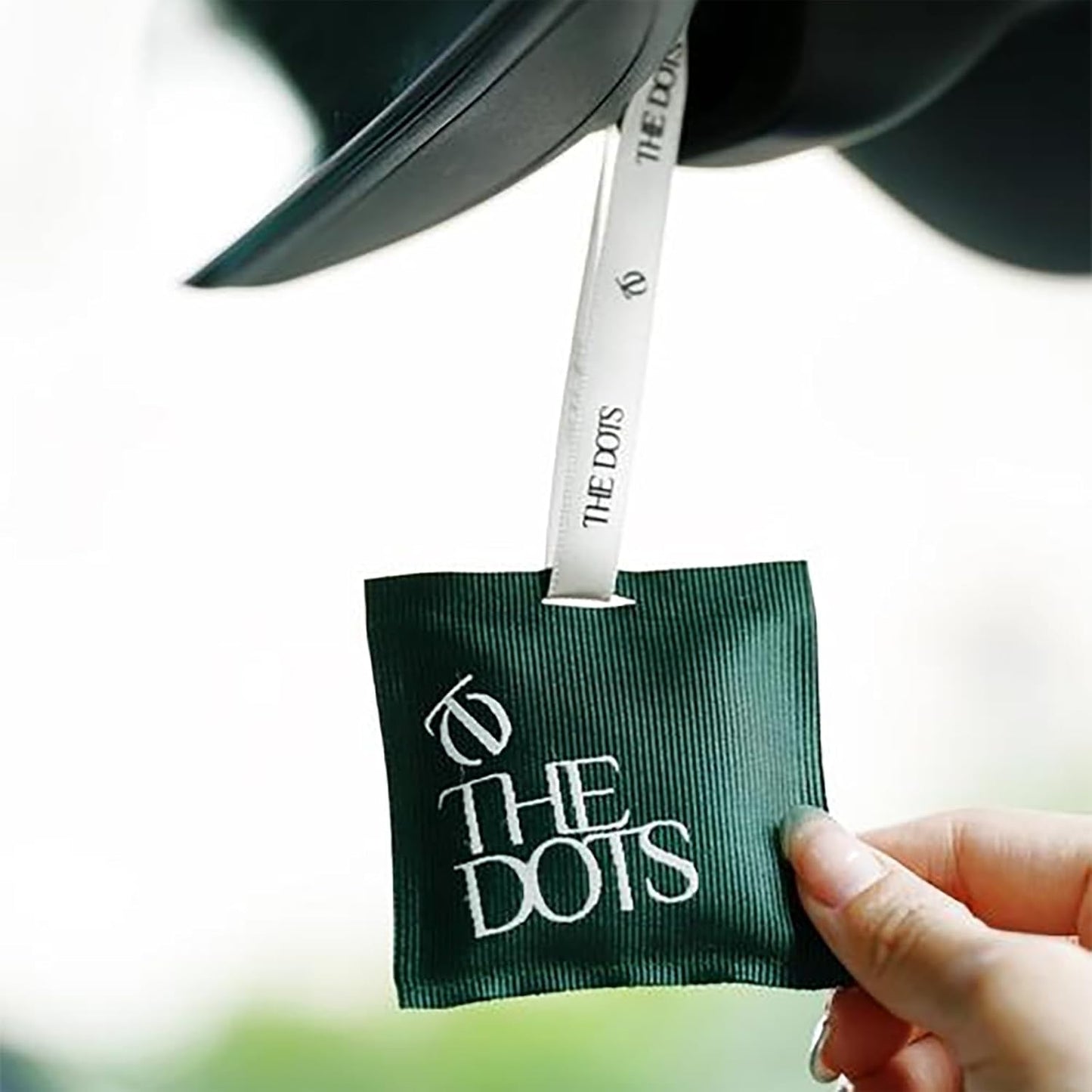 THEDOTS Series 3 Pack Car Air Fresheners Set, Dual Ribbons for Car Rearview Mirror, 3 Scents, Long-Lasting Fragrance, Sachet Gift