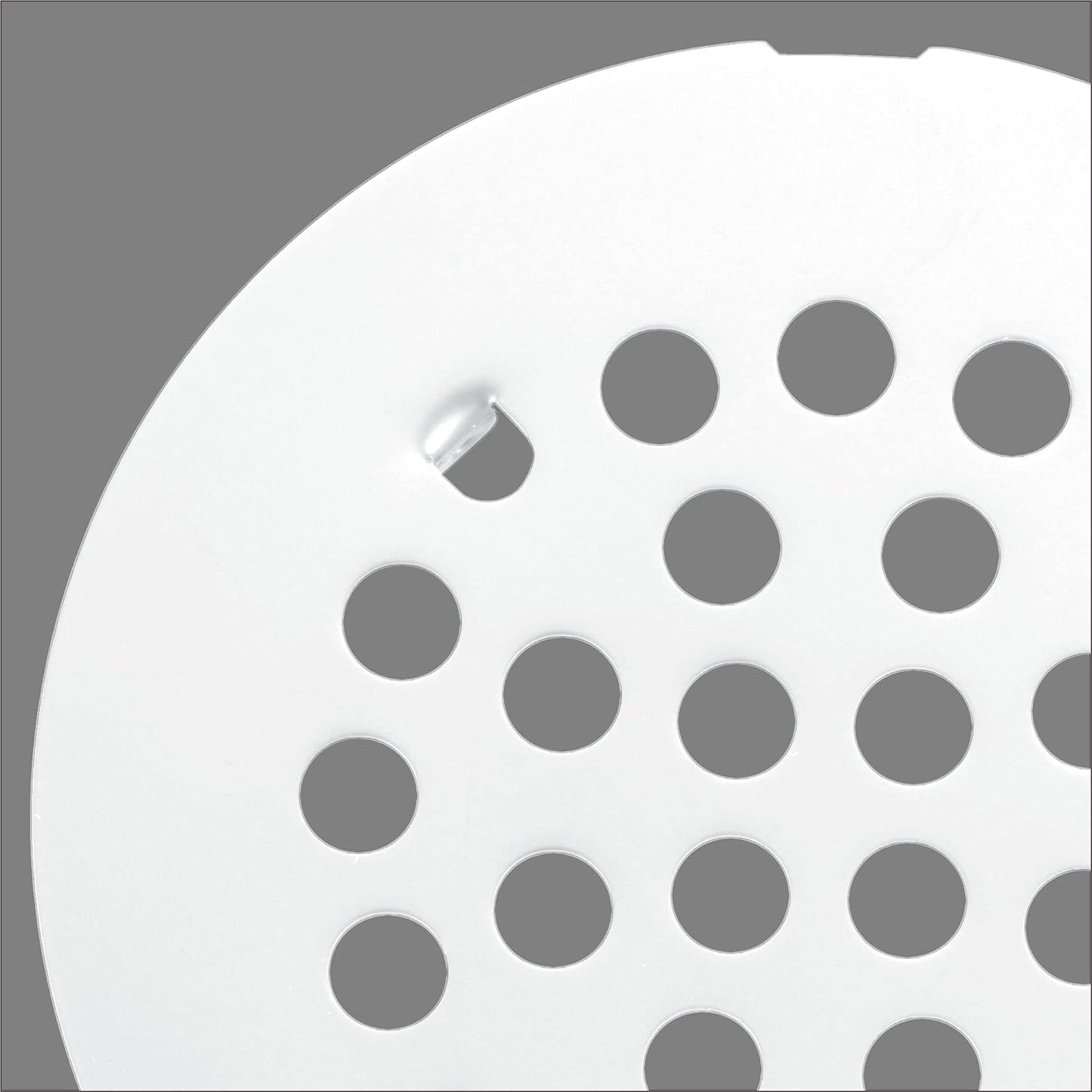 rrajj 4-1/4 (4.25) Inch(108mm) Round Snap-in Shower Floor Drain Cover Replacement Cover (White)