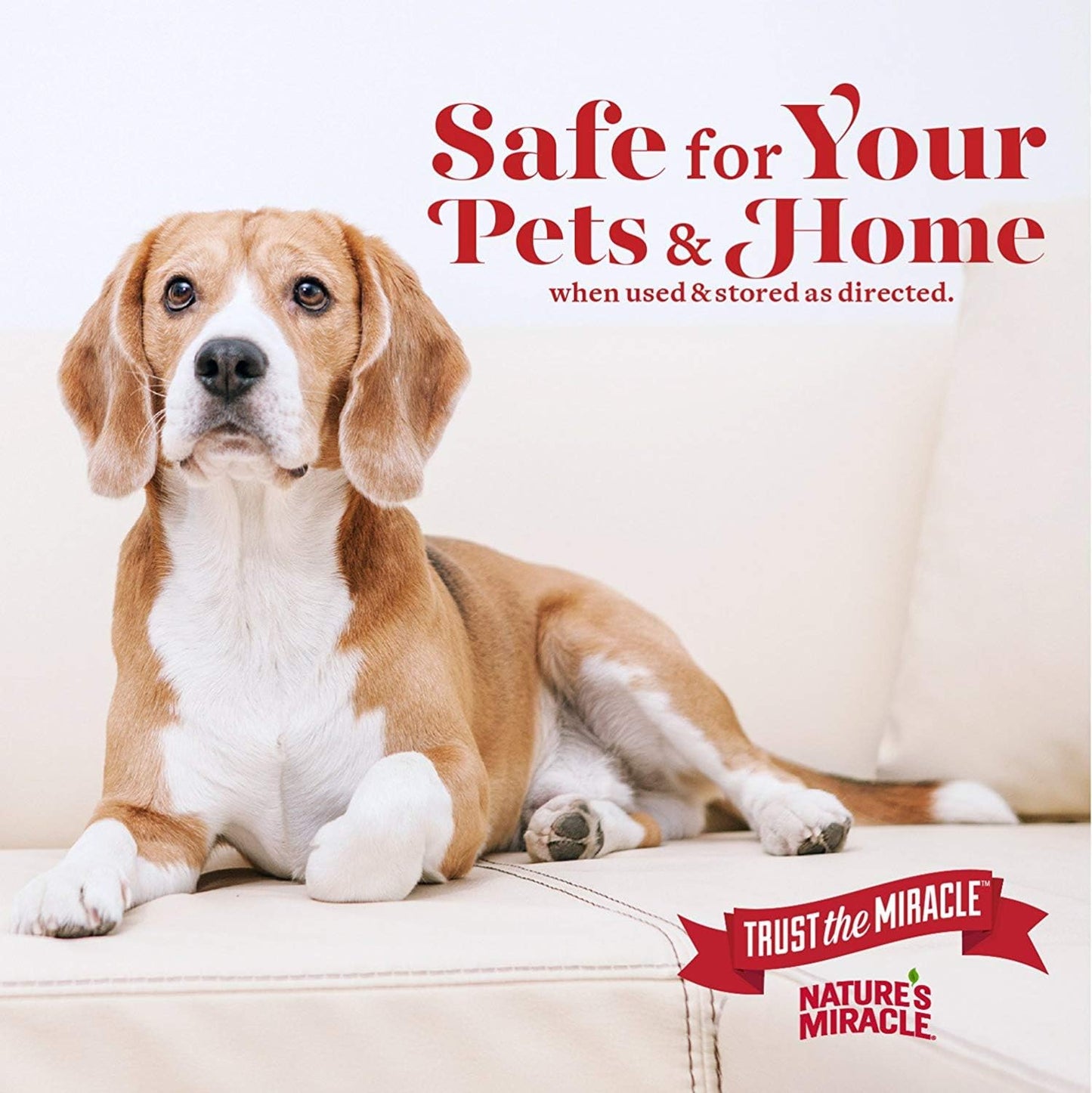 Nature's Miracle Stain and Odor Remover for Dogs, Odor Control Formula, Refill, 1.33 Gal