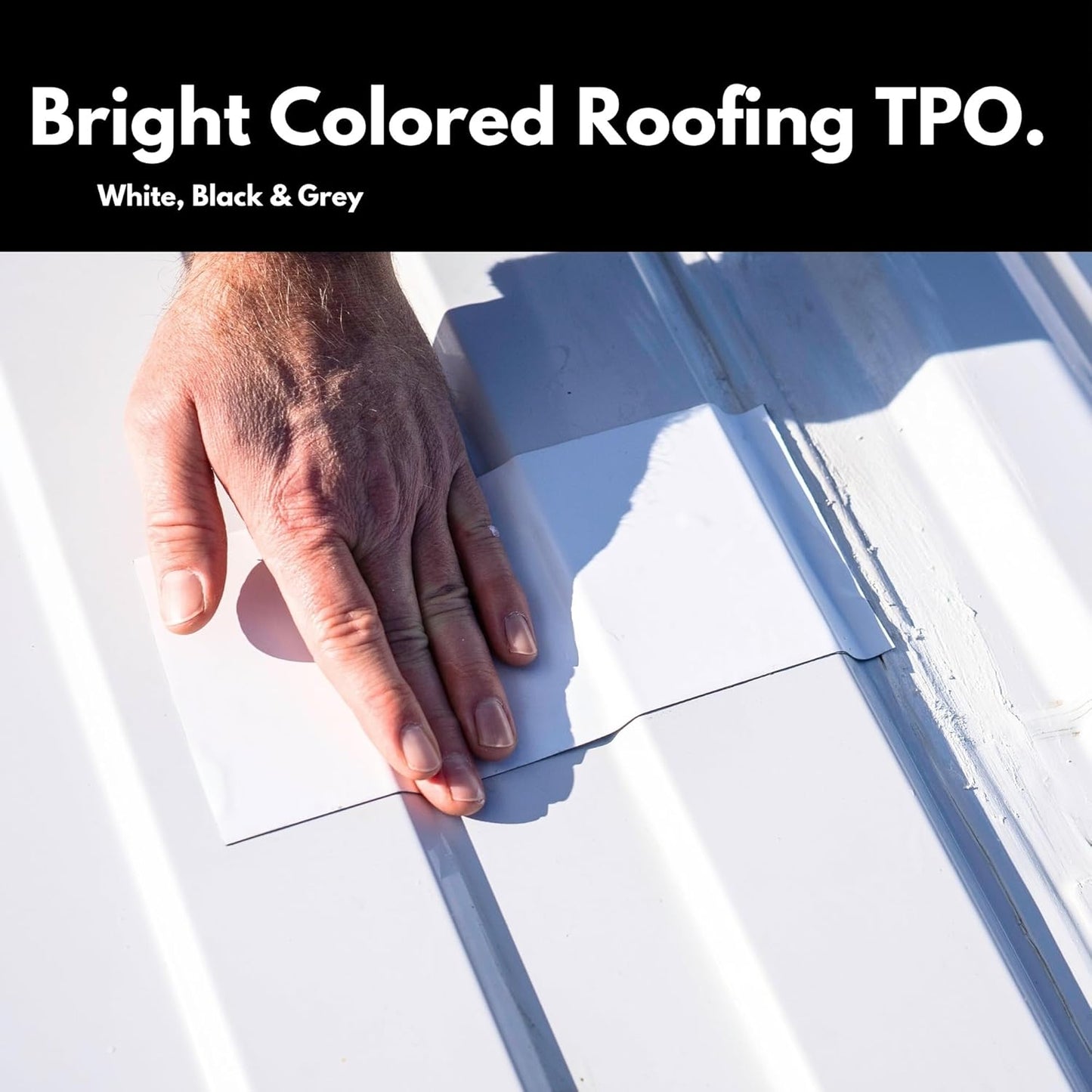 HSS Sealant Tape with MicroSealant - Waterproof Commercial Roofing Tape for Roof and RV Repair - UV- & Weatherproof (White, 4 inch x 50 feet)